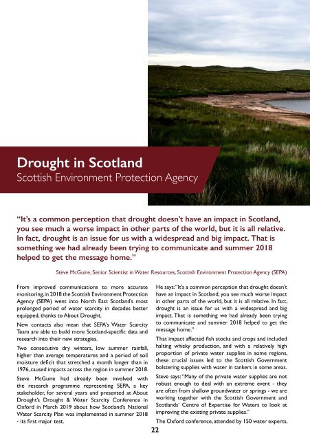 About Drought Handbook: Outputs & Impacts