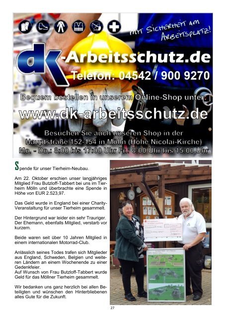 Pfoten-News Ausgabe 21(Dezember 2019)