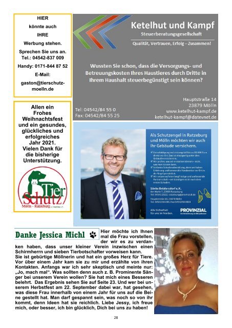 Pfoten-News Ausgabe 21(Dezember 2019)