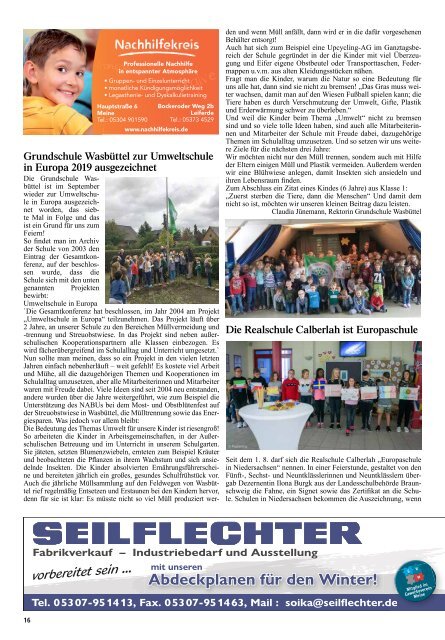 Kurier Isenbüttel November 2019