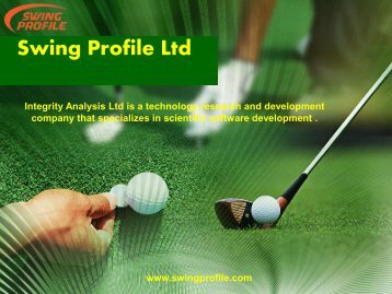 Golf Training Aid : Swing Profile Ltd