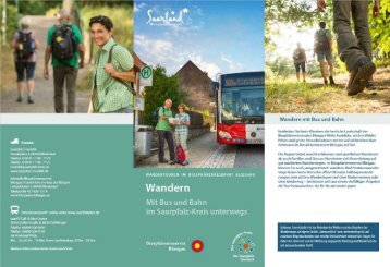 Wandern mit Bus und Bahn im Saarpfalzkreis