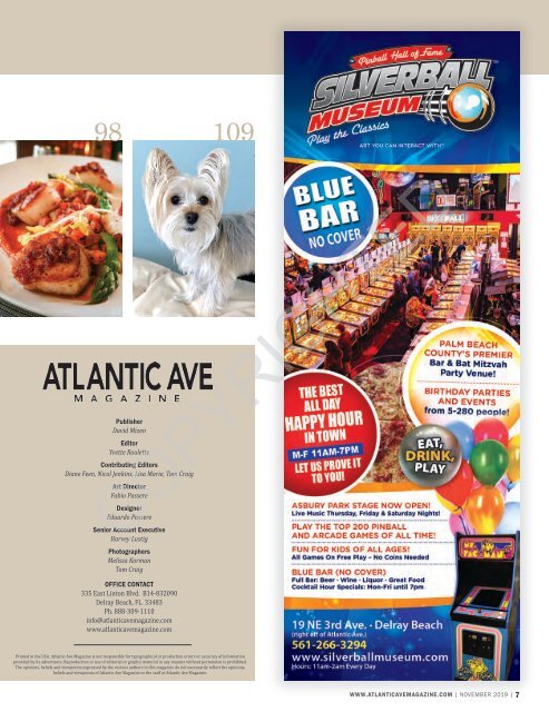 Atlantic Ave Magazine November 2019