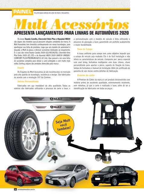 REVISTA AUTOMOTIVO - EDIÇÃO 146 - NOVEMBRO 2019