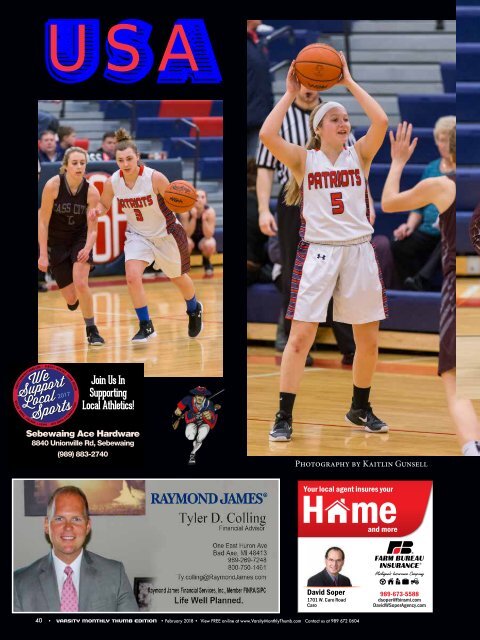 February 2018 Issue of Varsity Monthly Thumb Magazine