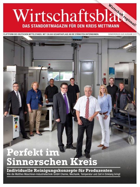 Perfekt im Sinnerschen Kreis - MATTHES · Maschinen Industrietechnik