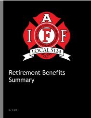 Retirement Benefits Summary