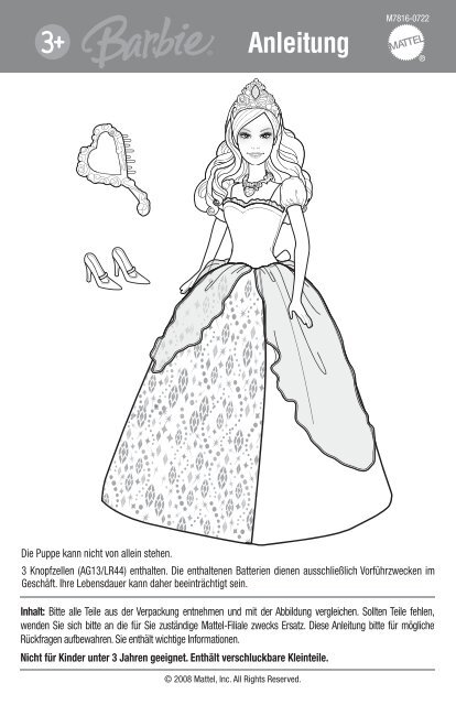 Anleitung - Mattel
