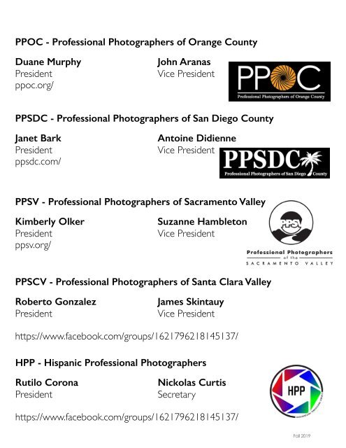 Pro Photo West Fall 2019