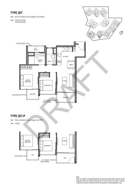 Parc Komo 2 BR floorplans