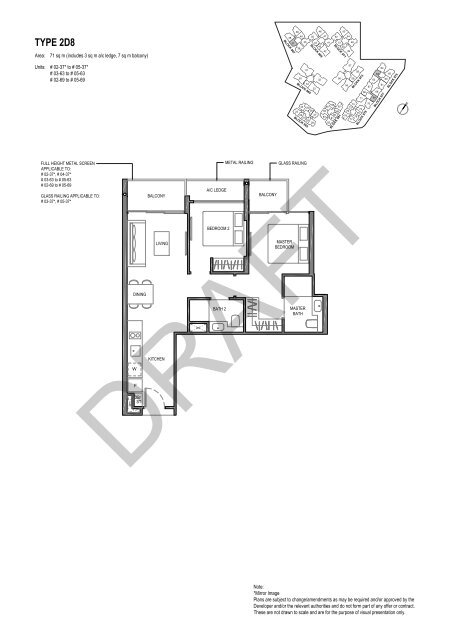 Parc Komo 2 BR floorplans