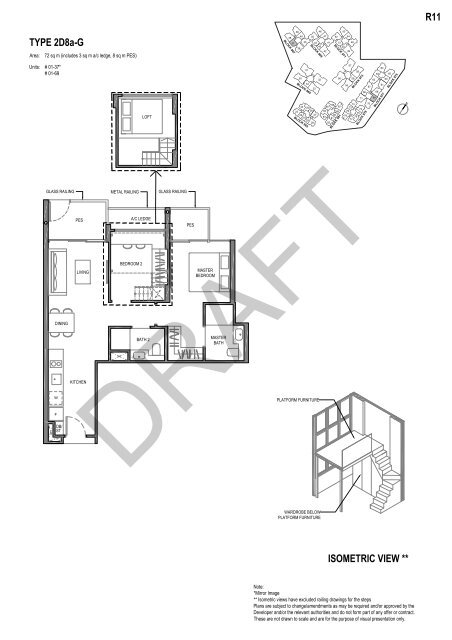 Parc Komo 2 BR floorplans