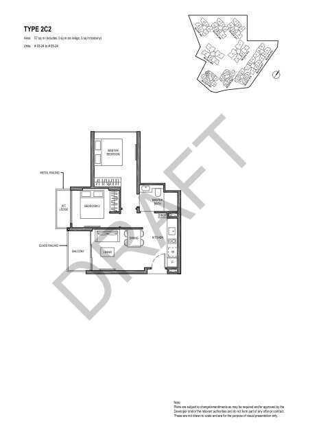 Parc Komo 2 BR floorplans