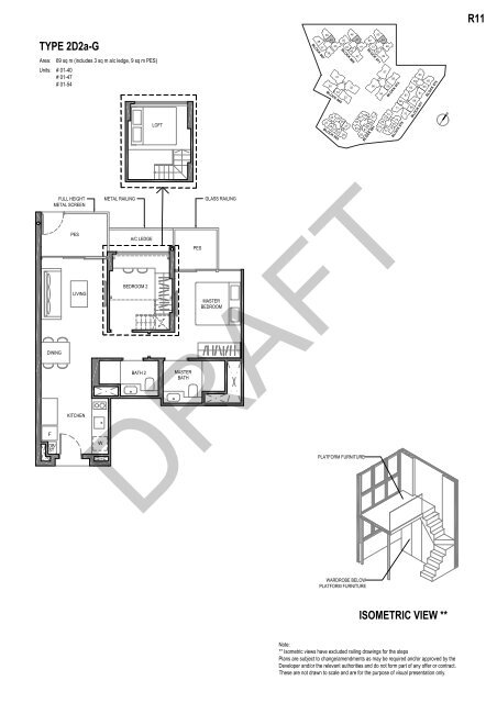 Parc Komo 2 BR floorplans