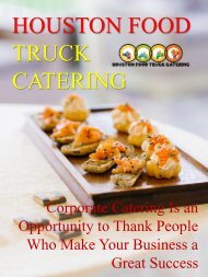 Corporate Catering Is an Opportunity to Thank People Who Make Your Business a Great Success