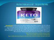 Keto Advanced - Solution That Gives A Slim Looks