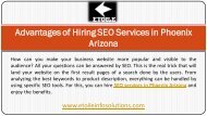 Advantages of Hiring SEO Services in Phoenix Arizona