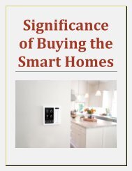 Significance of Buying the Smart Homes