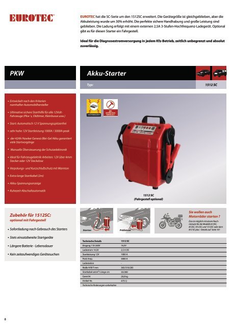 Eurotec Produktkatalog 2019 / 2020