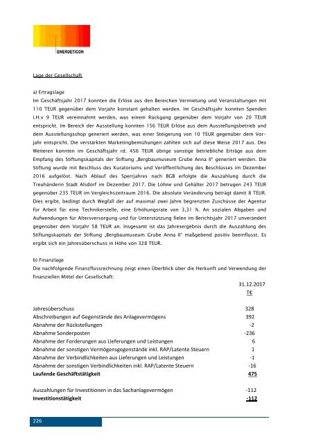 Beteiligungsbericht der StädteRegion Aachen zum 31.12.2017