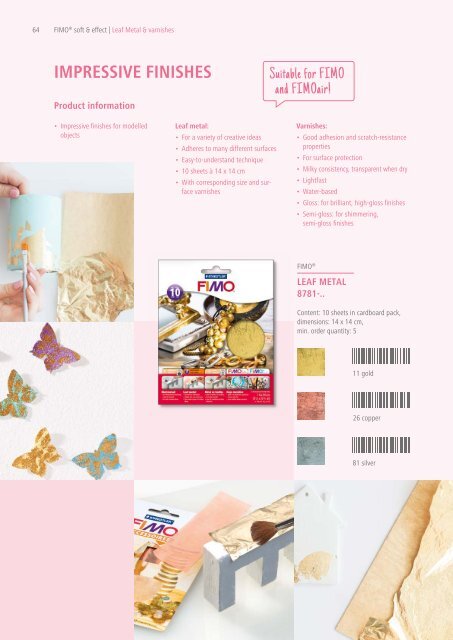 Fimo Catalog 2019 - www.CLAYSHOP.eu best prices Fimo Soft and Tools