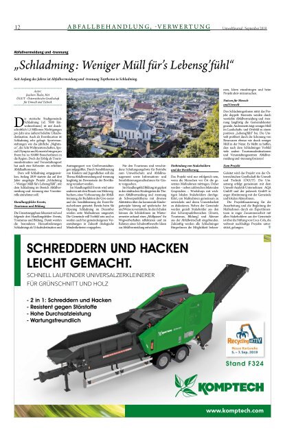 UmweltJournal Ausgabe 2019 