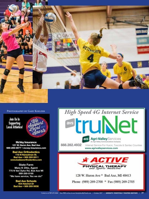 October 2017 Issue of Varsity Monthly Thumb Magazine