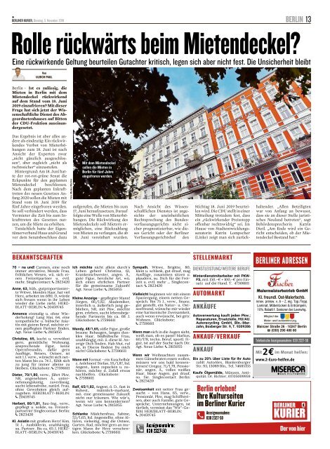 Berliner Kurier 05.11.2019