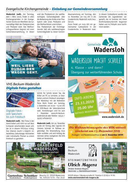 WDL-aktuell November 2019