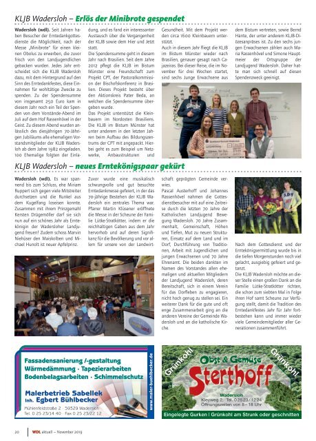 WDL-aktuell November 2019