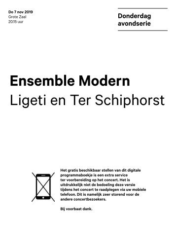 2019 11 07 Ensemble Modern