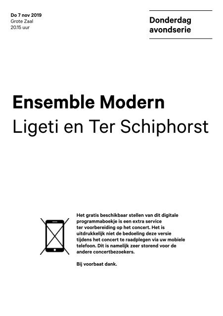 2019 11 07 Ensemble Modern