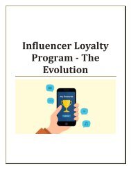 Influencer Loyalty Program - The Evolution