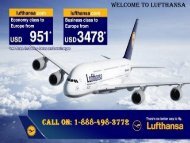 Lufthansa Airlines Reservations