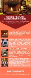 When Is Fireplace Restoration Needed? - R&K Fuchshofer