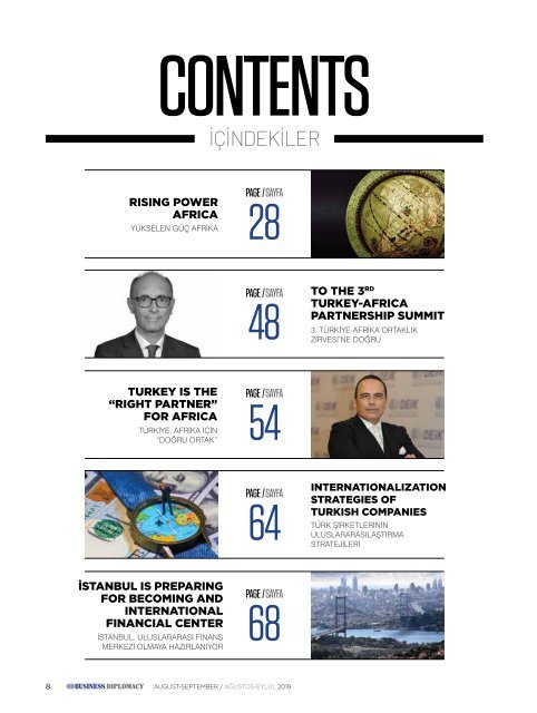 BUSINESS DIPLOMACY ISSUE 3 / AUGUST - SEPTEMPER 2019