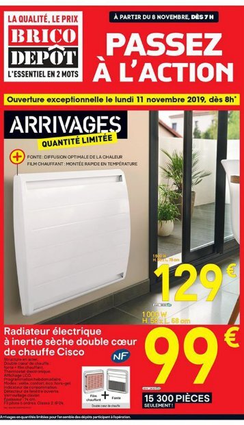 BricoDepot 8-21 novembre 2019