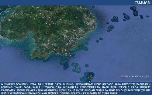 Daya Dukung dan Daya Tampung Lingkungan Hidup Berbasis Jasa Ekosistem