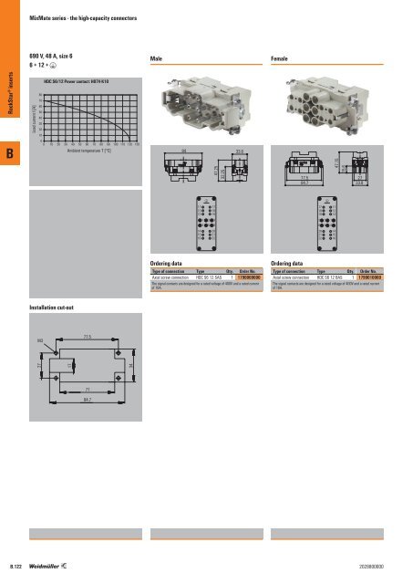 Weidmueller Heavy Duty Connectors 