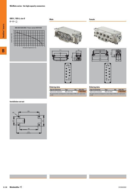 Weidmueller Heavy Duty Connectors 