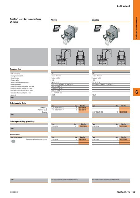 Weidmueller Heavy Duty Connectors 