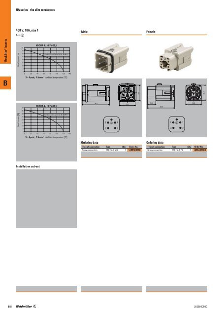 Weidmueller Heavy Duty Connectors 