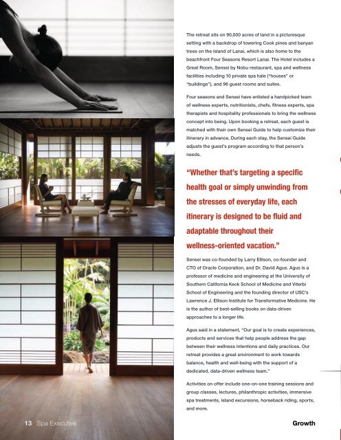 Spa Executive | Issue 12 | November 2019