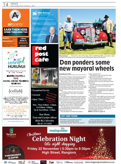 North Canterbury News: November 07, 2019