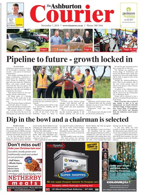 Ashburton Courier: November 07, 2019