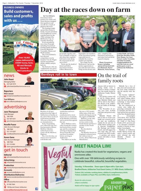 Ashburton Courier: November 07, 2019