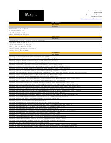 MÁS DE 500 MEZCLAS DE EXTRACTOS LISTOS PARA TI