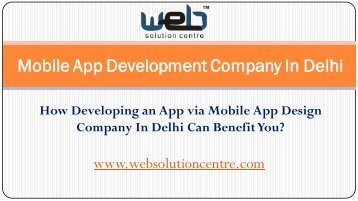 Mobile Application Company In Delhi