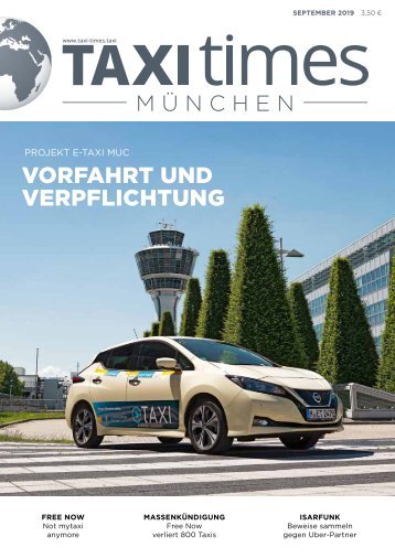 Taxi Times München - September 2019