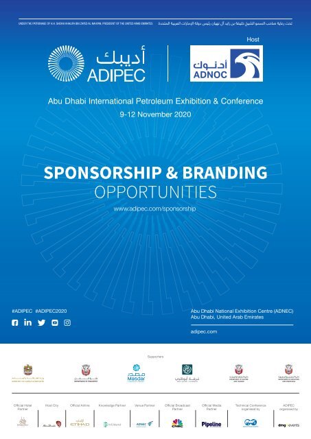 ADIPEC 2020 Sponsorship Brochure